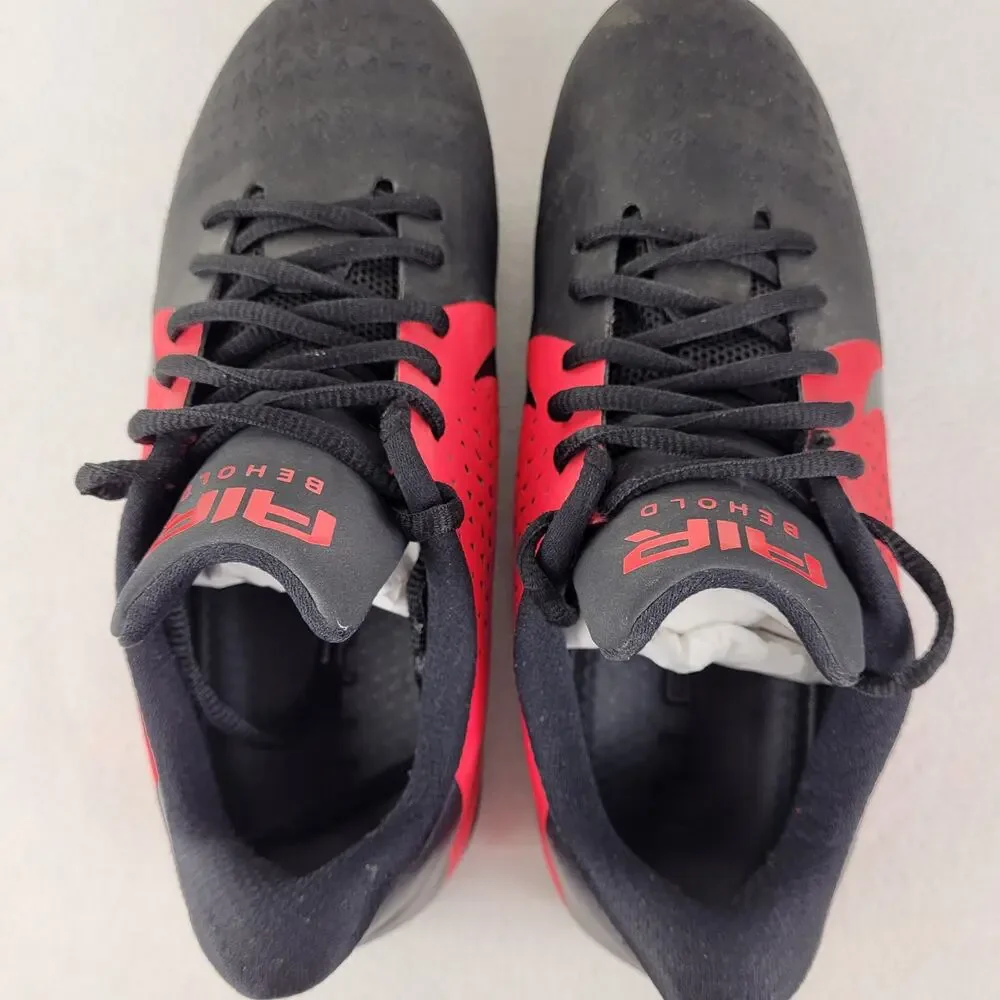 Nike Air Behold black and red basketball sneakers 7 Youth Sneakerhead Athletic